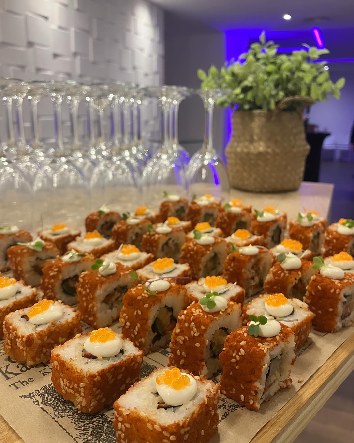 Imagen de uno de los platos preparados por el equipo de Go! Catering Madrid