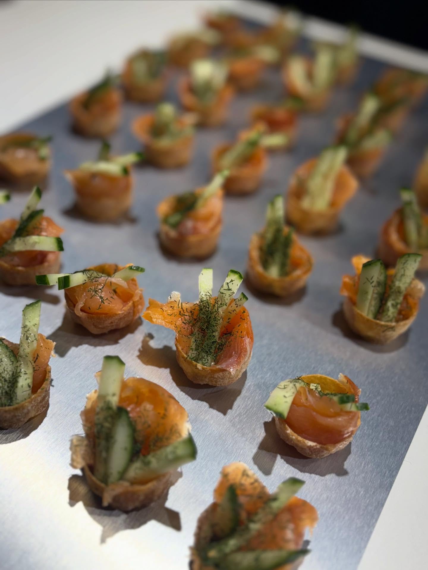 Imagen de uno de los platos preparados por el equipo de Go! Catering Madrid
