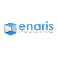 Imagen de marca de Enaris, empresa colaboradora de FUNTESO, Fundación Tecnología Social, organizadores de los Premios Tecnología Social