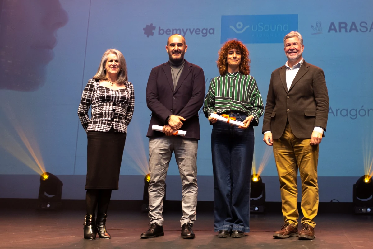 Antonio Sánchez Kaiser, fundador de Bemyvega y Sara Cachán, asesora ARASAAC, Gobierno de Aragón